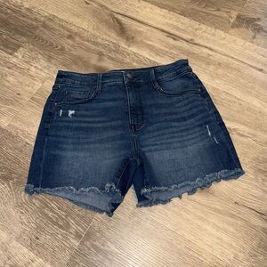 Nine West Dark Blue Jean Shorts